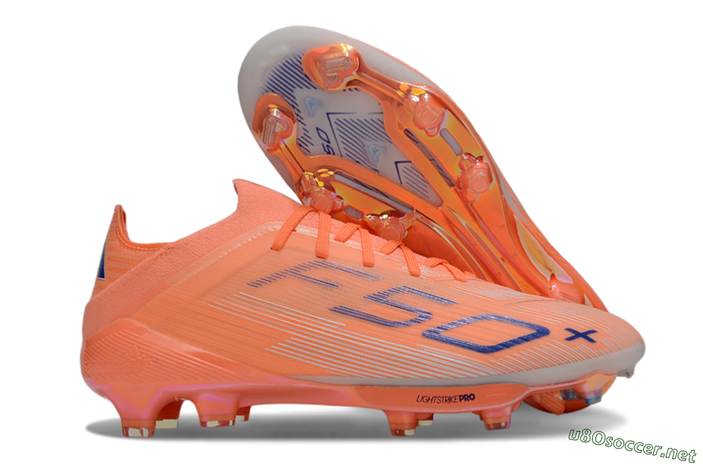 Men's Adidas F50+ Elite FG Football Boots - Red/Blue/White 2