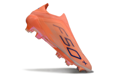 Men's Adidas F50+ Elite Laceless FG Football Boots - Red/Blue/White