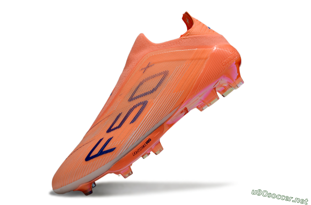 Men's Adidas F50+ Elite Laceless FG Football Boots - Red/Blue/White 5