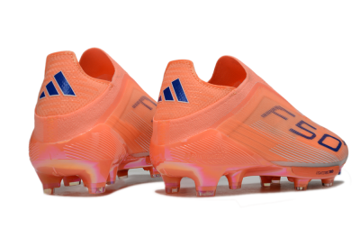 Men's Adidas F50+ Elite Laceless FG Football Boots - Red/Blue/White