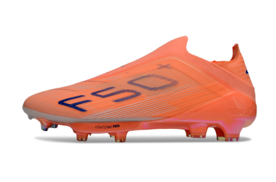 Men's Adidas F50+ Elite Laceless FG Football Boots - Red/Blue/White
