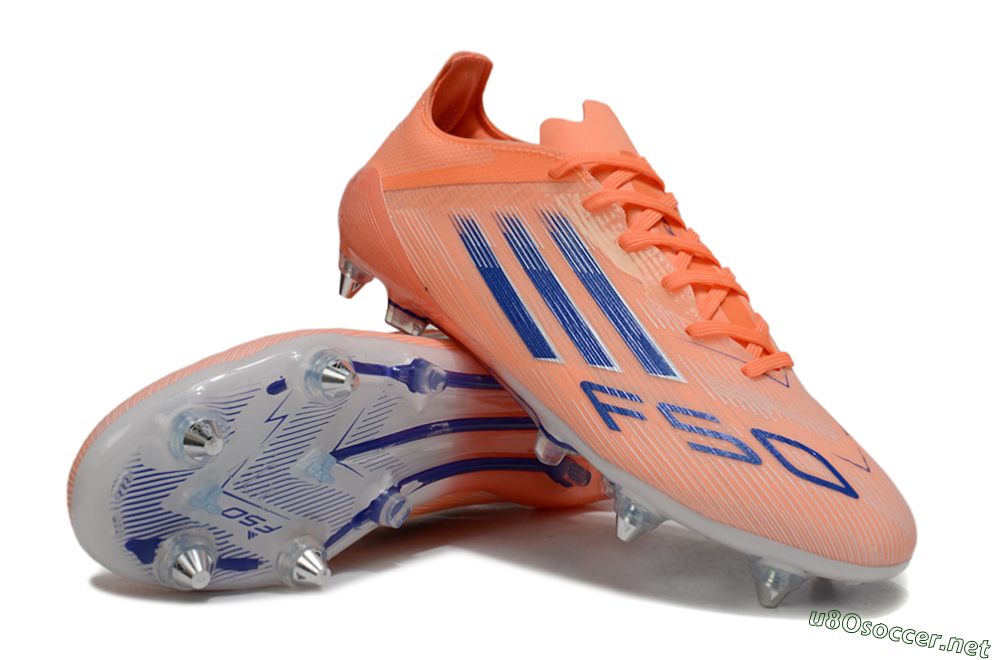 Men's Adidas F50 Elite SG Football Boots - Red/Blue/White 3