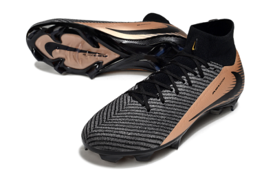 Unisex Nike Air Zoom Mercurial Superfly 10 Elite FG Football Boots - White/Black/Gold