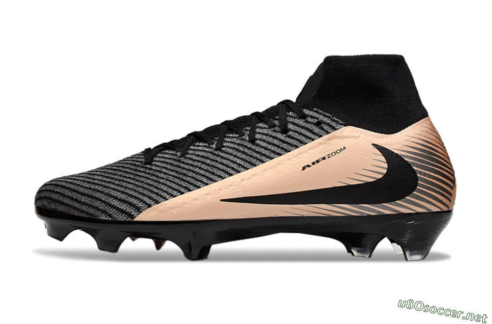 Unisex Nike Air Zoom Mercurial Superfly 10 Elite FG Football Boots - White/Black/Gold 0