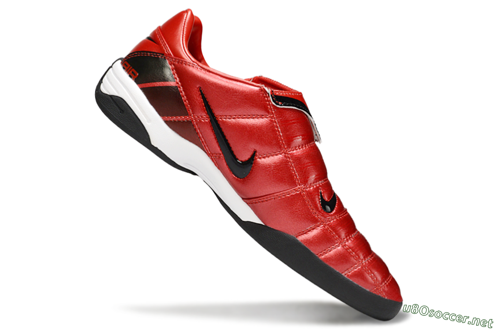 Men's Nike Air Zoom Total 90 III IC Football Shoes - Red/Black/White 4