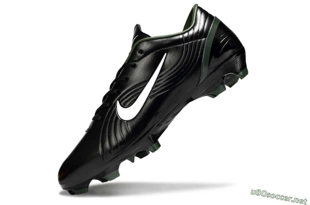 Unisex Nike Air Zoom Mercurial Vapor 16 Elite FG Football Boots - Black/White/Green 5