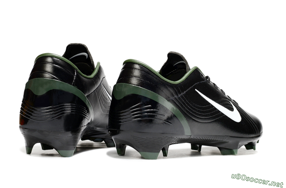 Unisex Nike Air Zoom Mercurial Vapor 16 Elite FG Football Boots - Black/White/Green 6