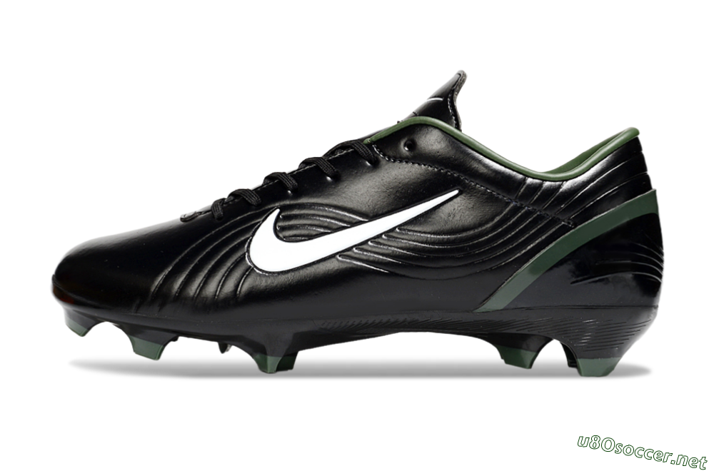 Unisex Nike Air Zoom Mercurial Vapor 16 Elite FG Football Boots - Black/White/Green 0