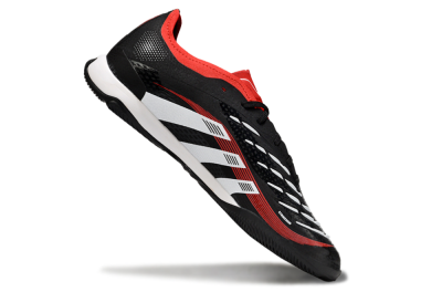 Men's Adidas Predator 25 Elite IC Football Shoes - Black/White/Red