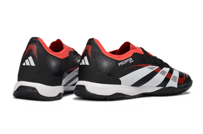 Men's Adidas Predator 25 Elite IC Football Shoes - Black/White/Red