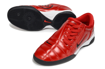 Men's Nike Total 90 III IC Football Shoes - Red/Black/White