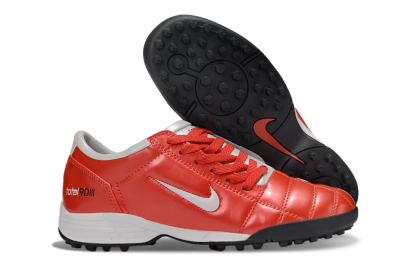Unisex Nike Total 90 III TF Football Shoes - Red/White/Black
