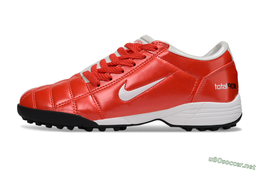 Unisex Nike Total 90 III TF Football Shoes - Red/White/Black 0