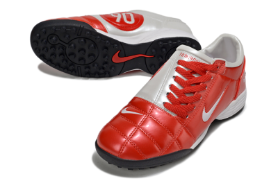Unisex Nike Total 90 III TF Football Shoes - Red/White/Black