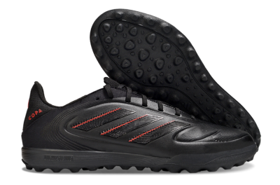 Men's Adidas Copa Pure 3 TF Football Shoes - Black/Red