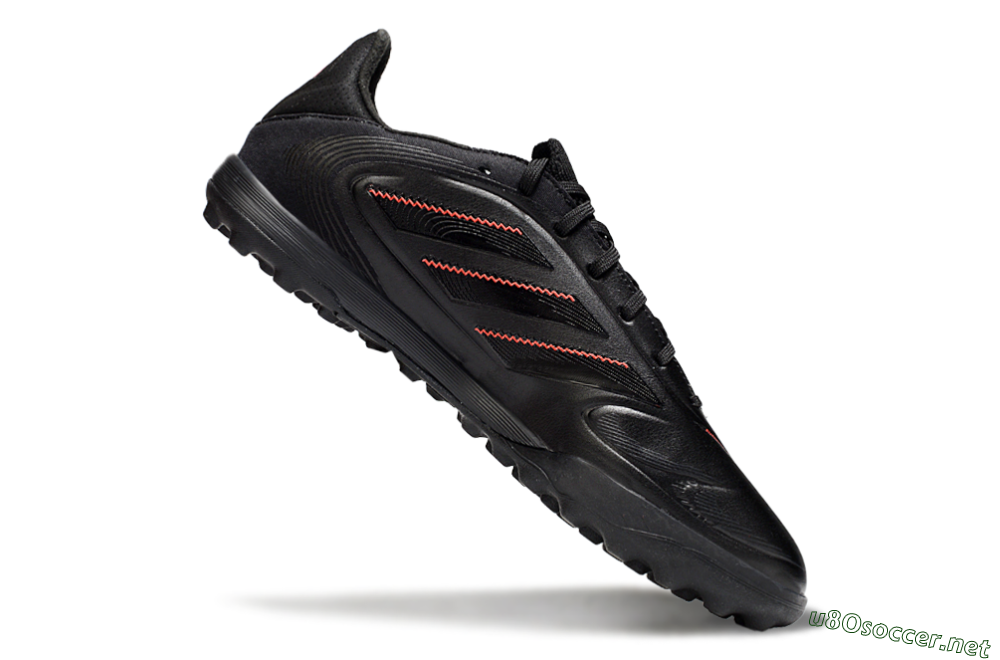 Men's Adidas Copa Pure 3 TF Football Shoes - Black/Red 4