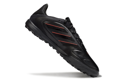 Men's Adidas Copa Pure 3 TF Football Shoes - Black/Red