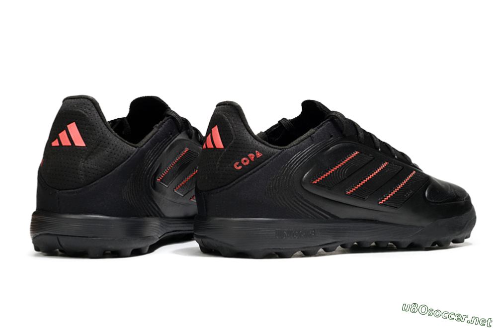 Men's Adidas Copa Pure 3 TF Football Shoes - Black/Red 6