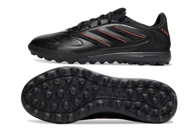 Men's Adidas Copa Pure 3 TF Football Shoes - Black/Red