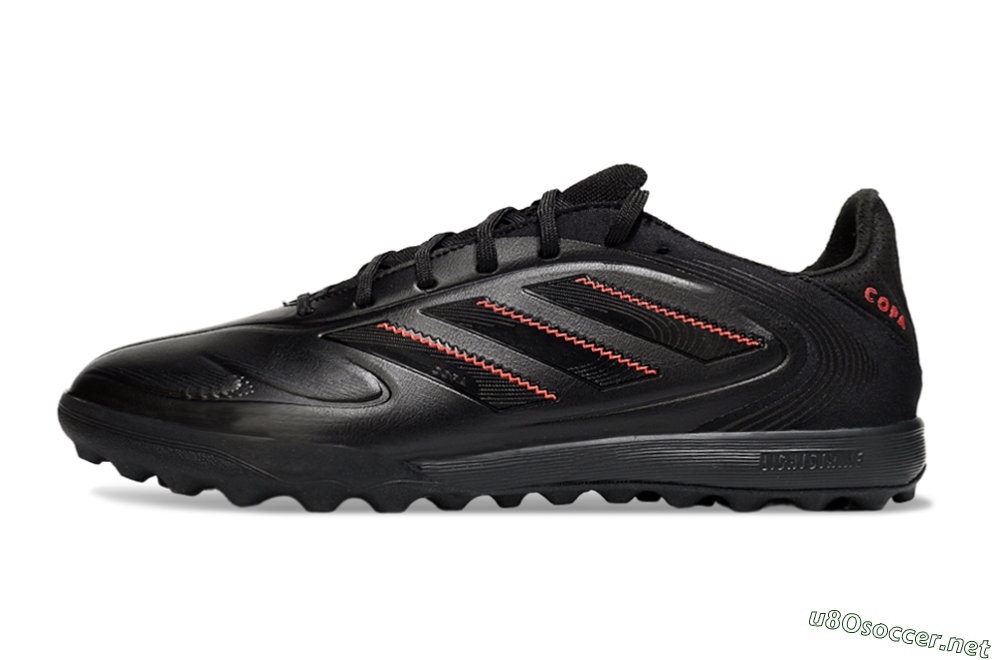 Men's Adidas Copa Pure 3 TF Football Shoes - Black/Red 0
