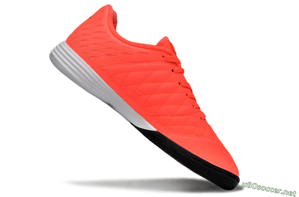 Men's Nike Lunar Gato 2 IC Football Shoes - Red/Black/White 4