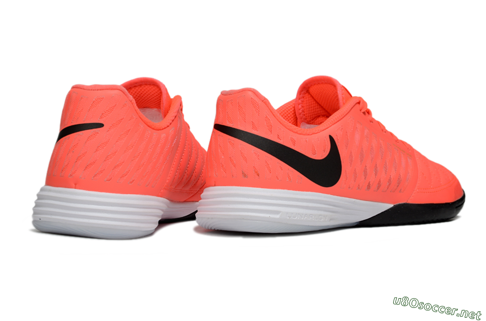 Men's Nike Lunar Gato 2 IC Football Shoes - Red/Black/White 6