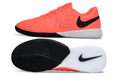 Men's Nike Lunar Gato 2 IC Football Shoes - Red/Black/White