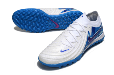 Men's Nike Phantom GX 2 Elite TF Football Shoes - White/Blue