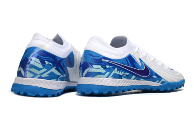 Men's Nike Phantom GX 2 Elite TF Football Shoes - White/Blue