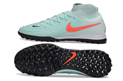 Men's Nike Phantom Luna Elite NU TF Football Shoes - Jade/Red/White