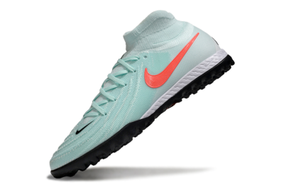 Men's Nike Phantom Luna Elite NU TF Football Shoes - Jade/Red/White