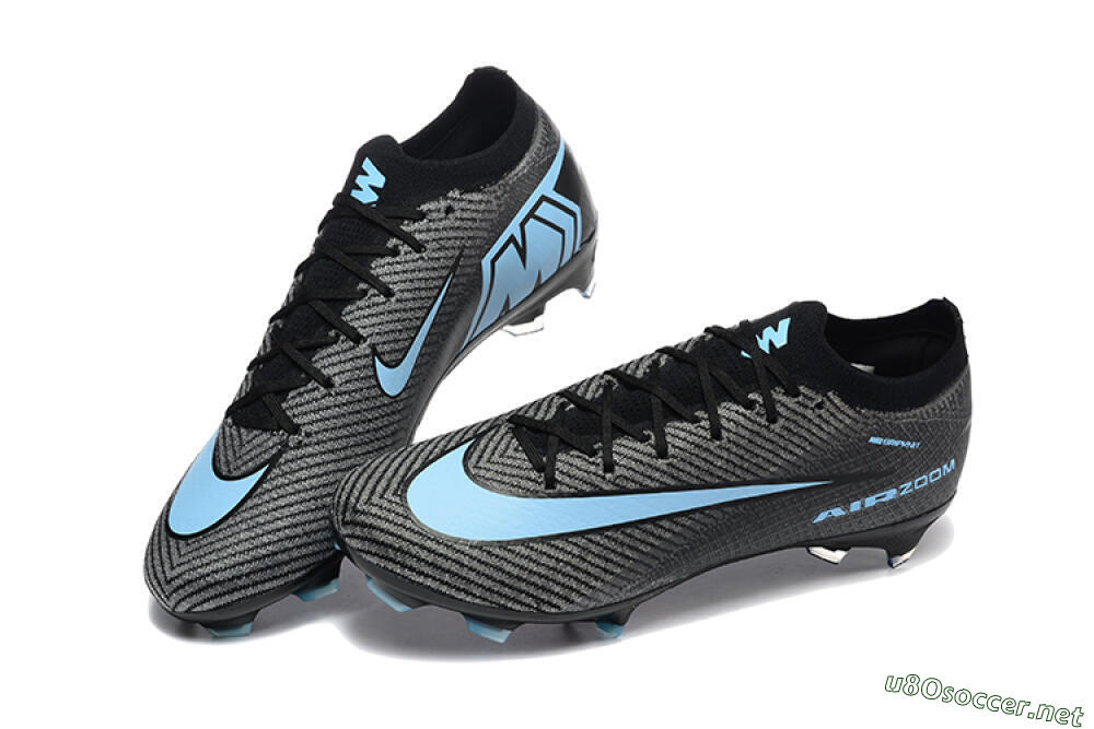 Men's Nike Air Zoom Mercurial Vapor 16 Elite FG Football Boots - Grey/Black/Jade 6