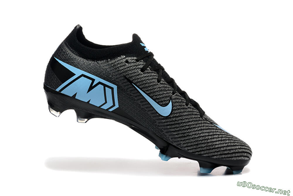 Men's Nike Air Zoom Mercurial Vapor 16 Elite FG Football Boots - Grey/Black/Jade 7