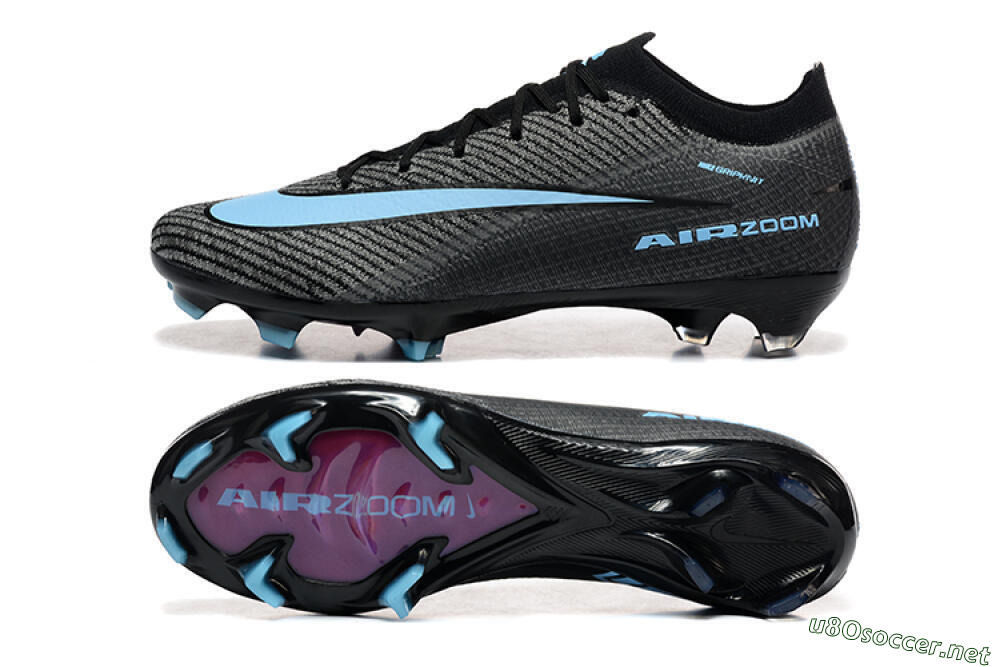 Men's Nike Air Zoom Mercurial Vapor 16 Elite FG Football Boots - Grey/Black/Jade 1