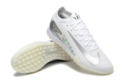 Men's Nike Air Zoom Mercurial Vapor 16 Elite TF Football Shoes - Beige/Silver/White