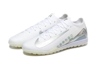 Men's Nike Air Zoom Mercurial Vapor 16 Elite TF Football Shoes - Beige/Silver/White
