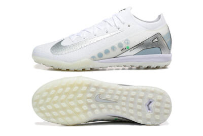 Men's Nike Air Zoom Mercurial Vapor 16 Elite TF Football Shoes - Beige/Silver/White