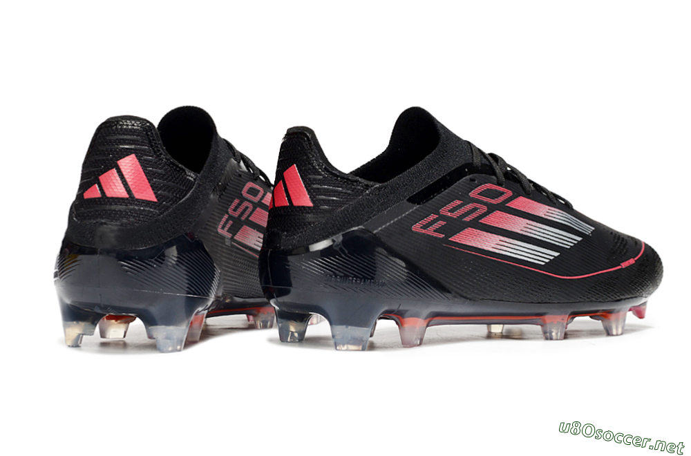 Men's Adidas F50 Elite FG Football Boots - Black/Silver/Red 6