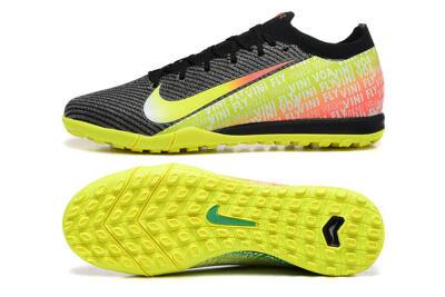 Men's Nike Air Zoom Mercurial Vapor 16 Elite TF Football Shoes - Black/Yellow/Red