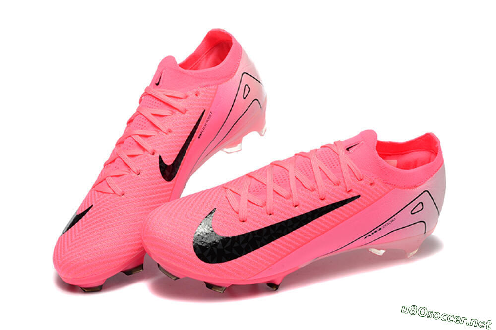 Men's Nike Air Zoom Mercurial Vapor 16 Elite FG Football Boots - Pink/Black 6