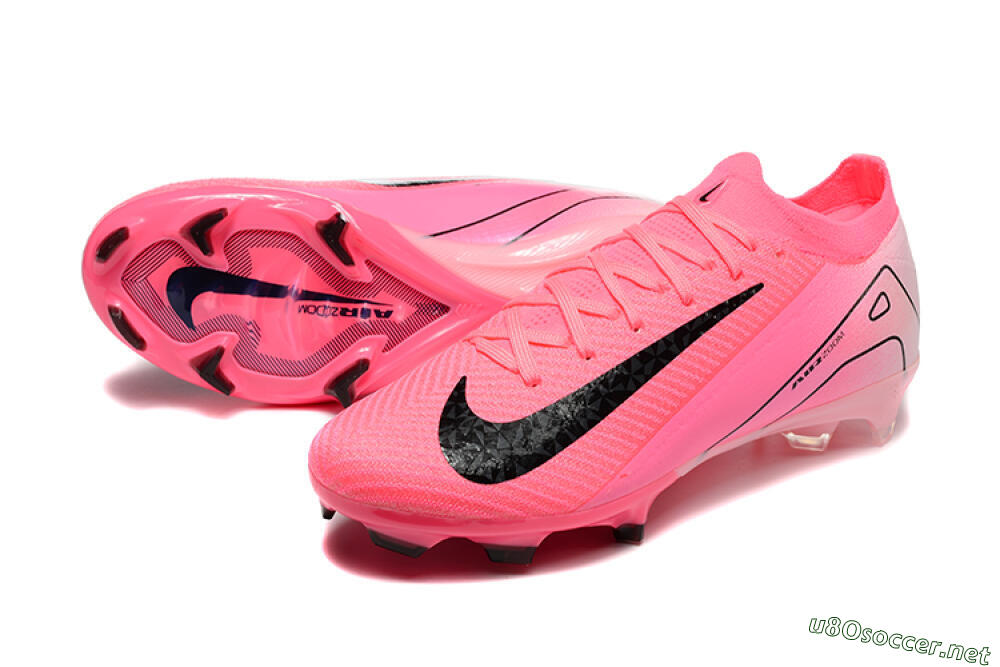 Men's Nike Air Zoom Mercurial Vapor 16 Elite FG Football Boots - Pink/Black 3