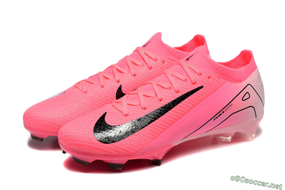 Men's Nike Air Zoom Mercurial Vapor 16 Elite FG Football Boots - Pink/Black 5
