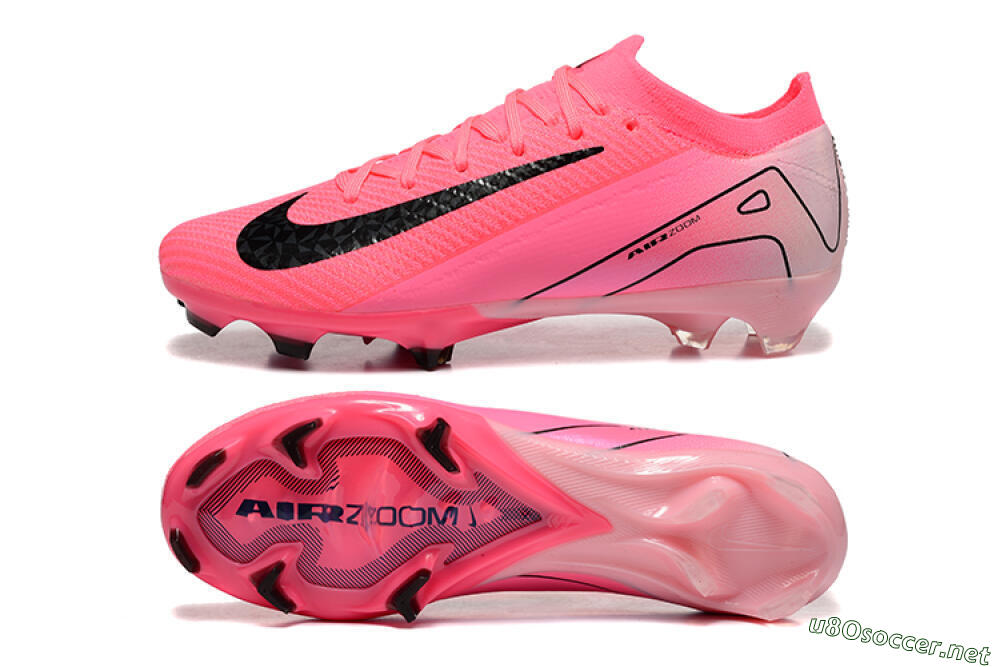 Men's Nike Air Zoom Mercurial Vapor 16 Elite FG Football Boots - Pink/Black 1