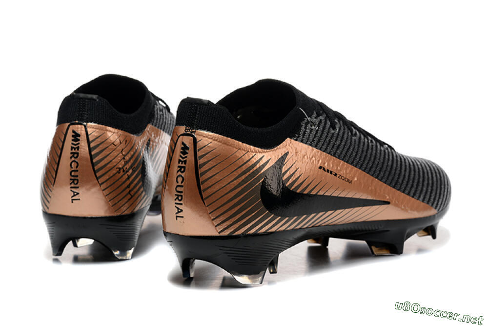 Men's Nike Air Zoom Mercurial Vapor 16 Elite FG Football Boots - Grey/Black/Gold 9