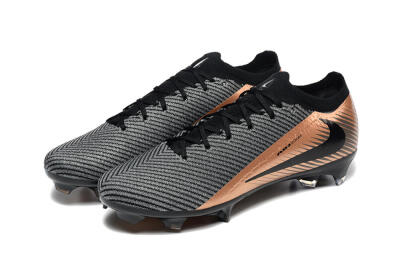 Men's Nike Air Zoom Mercurial Vapor 16 Elite FG Football Boots - Grey/Black/Gold