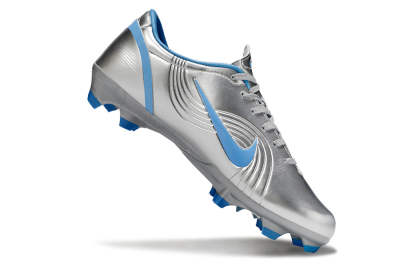 Men's Nike Mercurial Vapor 1 Elite FG Football Boots - Silver/Blue