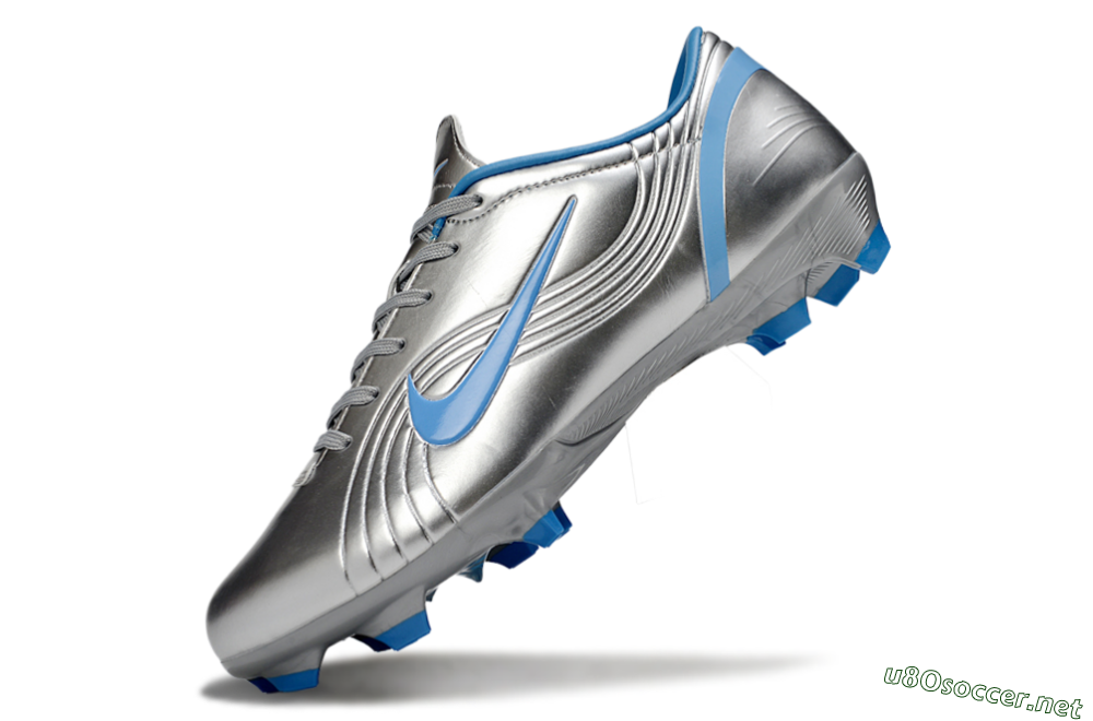 Men's Nike Mercurial Vapor 1 Elite FG Football Boots - Silver/Blue 5
