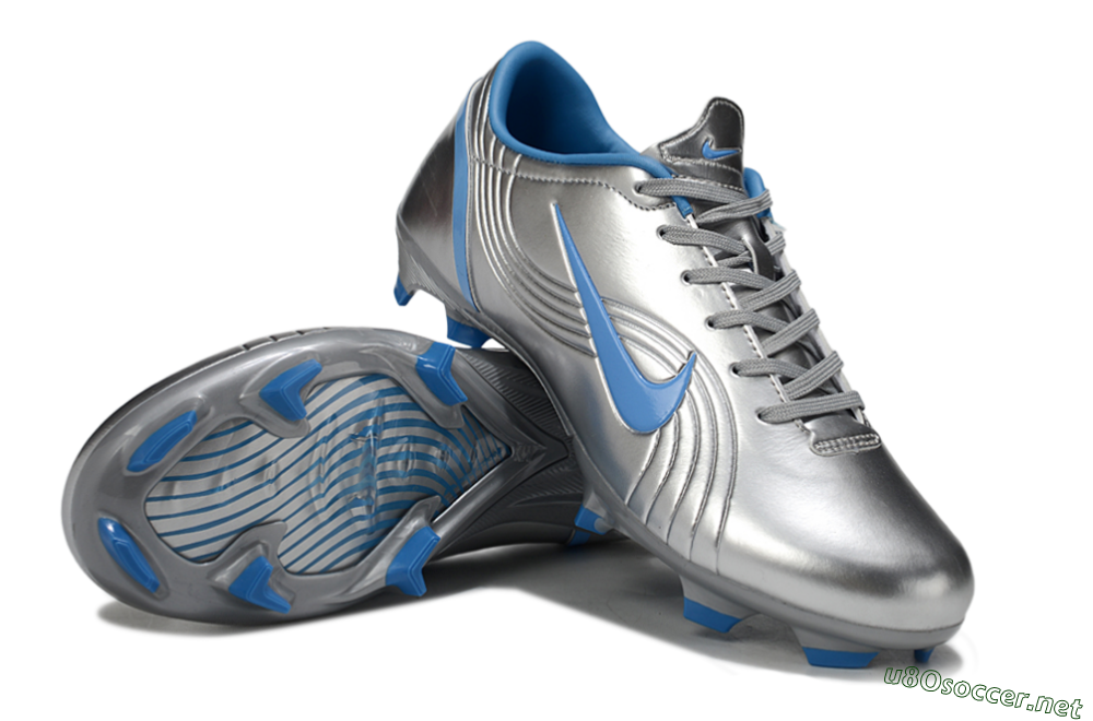 Men's Nike Mercurial Vapor 1 Elite FG Football Boots - Silver/Blue 3