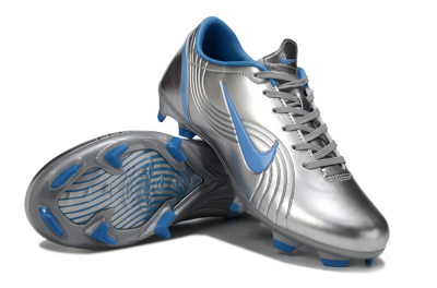 Men's Nike Mercurial Vapor 1 Elite FG Football Boots - Silver/Blue