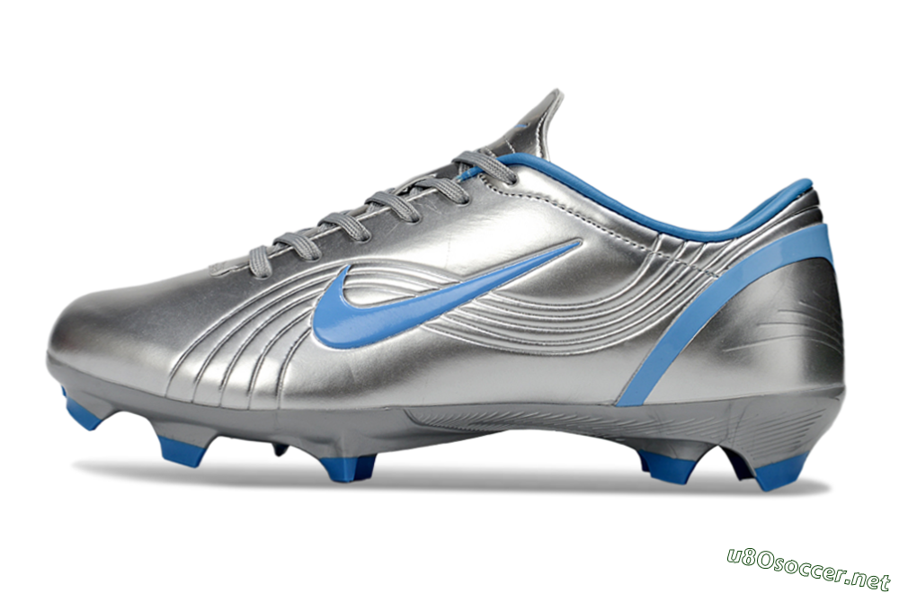 Men's Nike Mercurial Vapor 1 Elite FG Football Boots - Silver/Blue 0